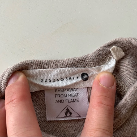 Susukoshi Newborn Kimono Bodysuit Organic Cotton - Picture 2 of 4